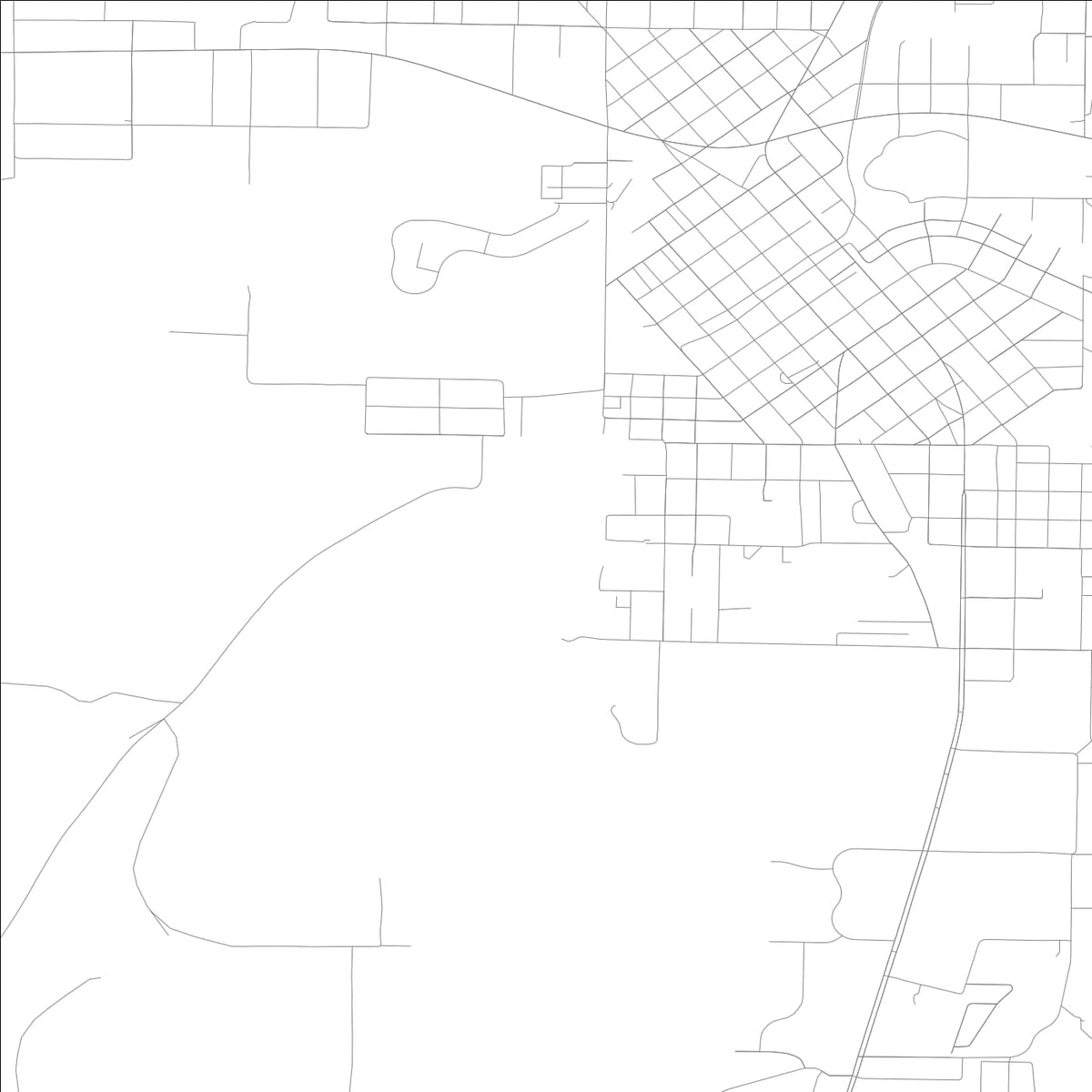 ROAD MAP OF CRESTVIEW, FLORIDA BY MAPBAKES