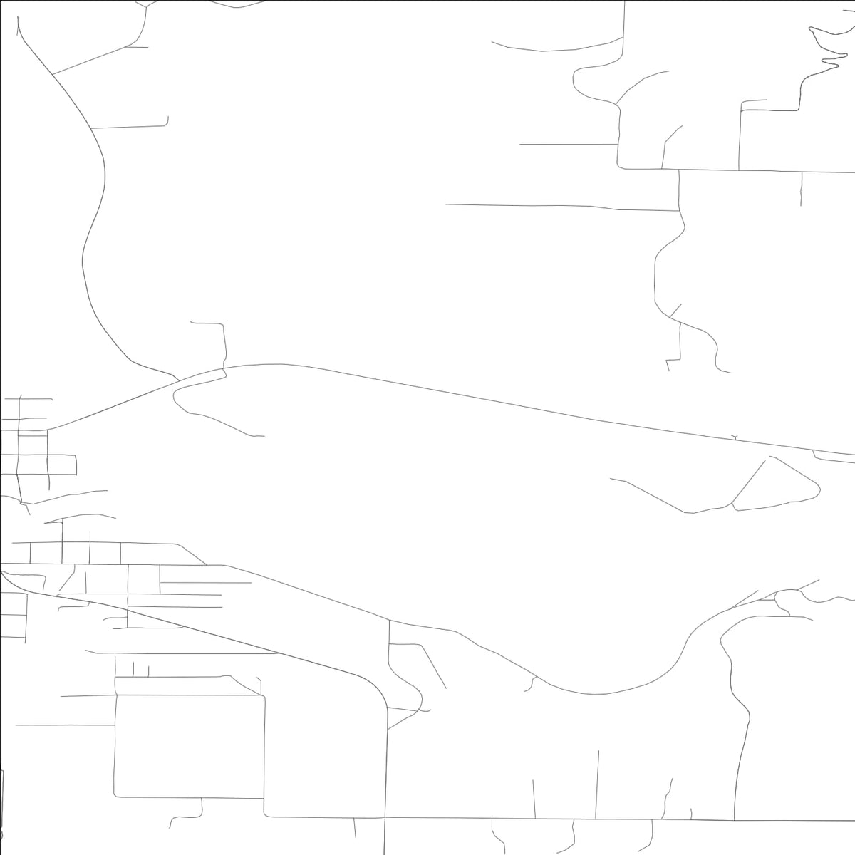 ROAD MAP OF OLDTOWN, IDAHO BY MAPBAKES