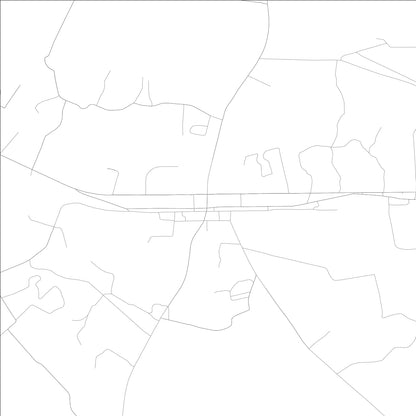 ROAD MAP OF DAISY, GEORGIA BY MAPBAKES