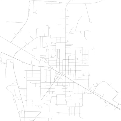 ROAD MAP OF CROSS CITY, FLORIDA BY MAPBAKES