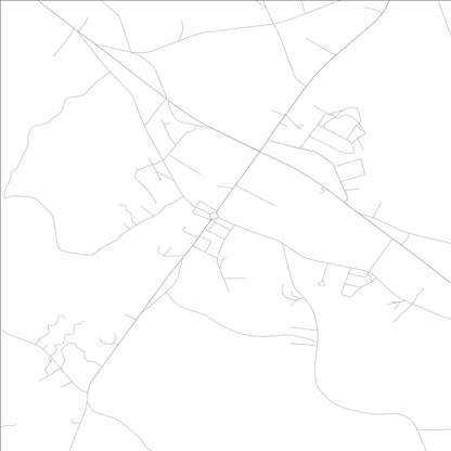 ROAD MAP OF DANIELSVILLE, GEORGIA BY MAPBAKES