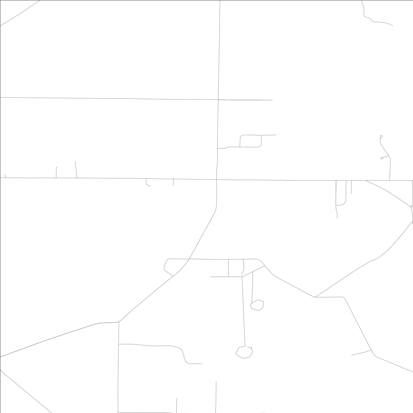 ROAD MAP OF EAST ENTERPRISE, INDIANA BY MAPBAKES