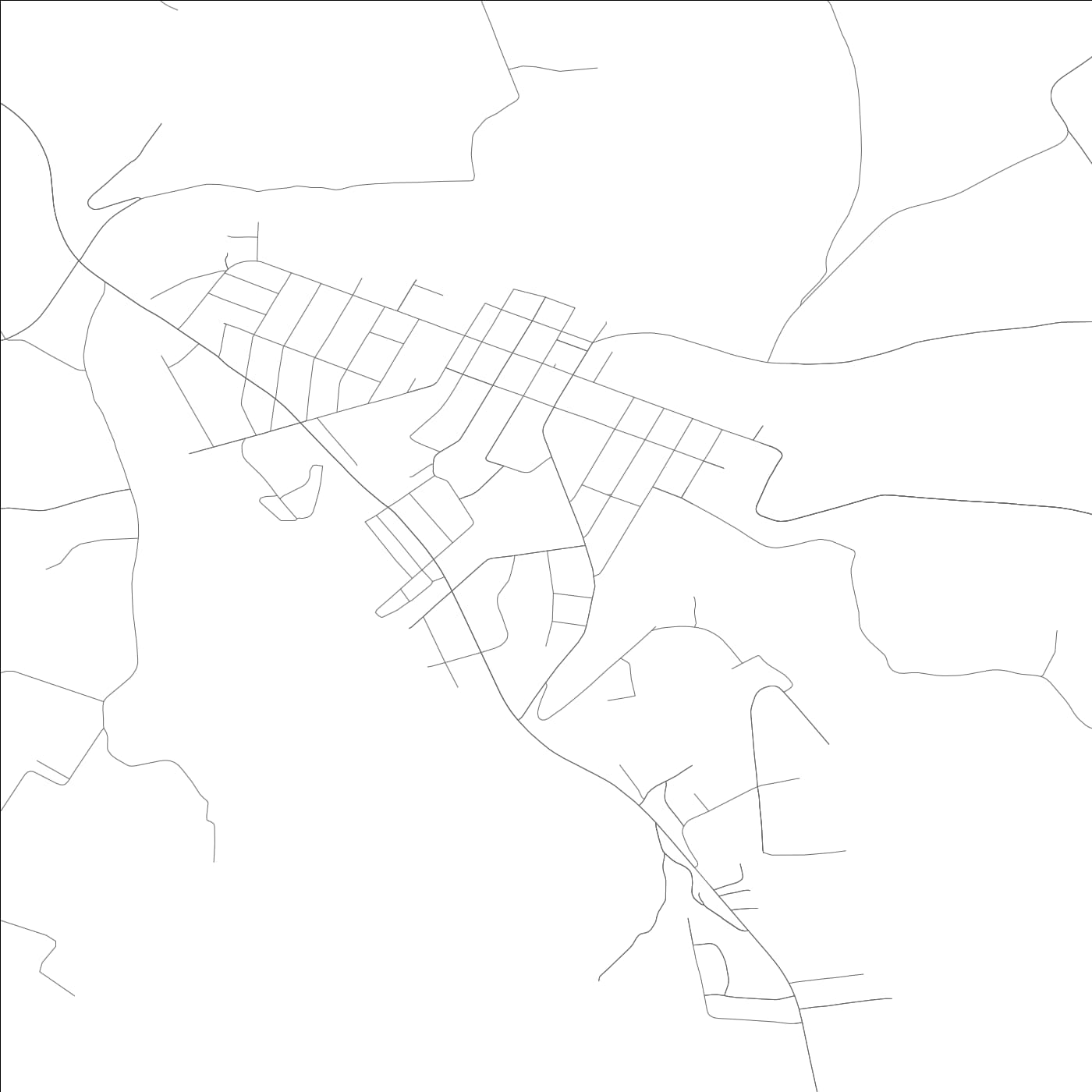 ROAD MAP OF FALMOUTH, KENTUCKY BY MAPBAKES