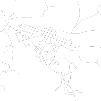 ROAD MAP OF FALMOUTH, KENTUCKY BY MAPBAKES