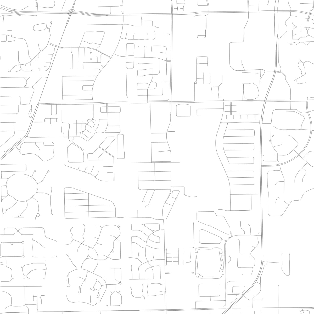 ROAD MAP OF CYPRESS LAKE, FLORIDA BY MAPBAKES