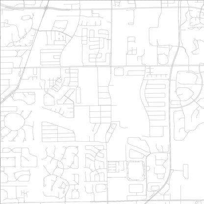 ROAD MAP OF CYPRESS LAKE, FLORIDA BY MAPBAKES