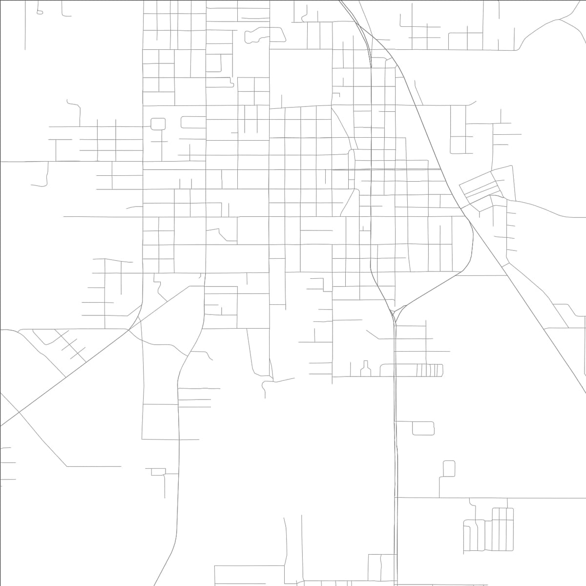 ROAD MAP OF DADE CITY, FLORIDA BY MAPBAKES