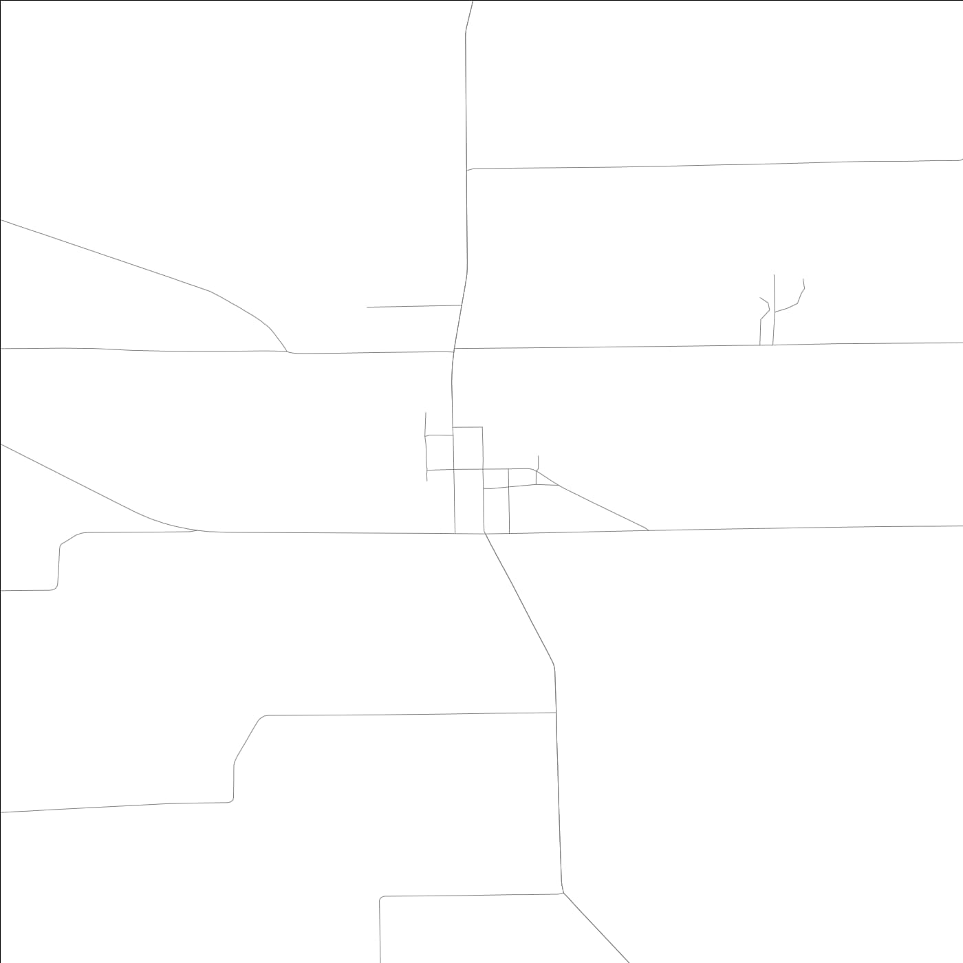 ROAD MAP OF ECONOMY, INDIANA BY MAPBAKES