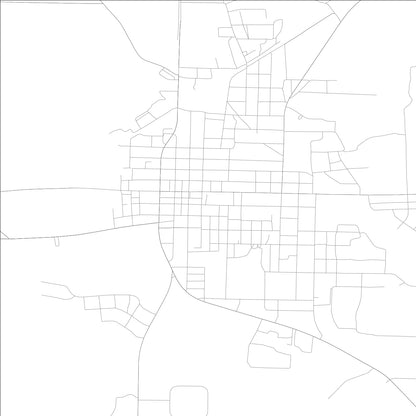 ROAD MAP OF DAWSON, GEORGIA BY MAPBAKES