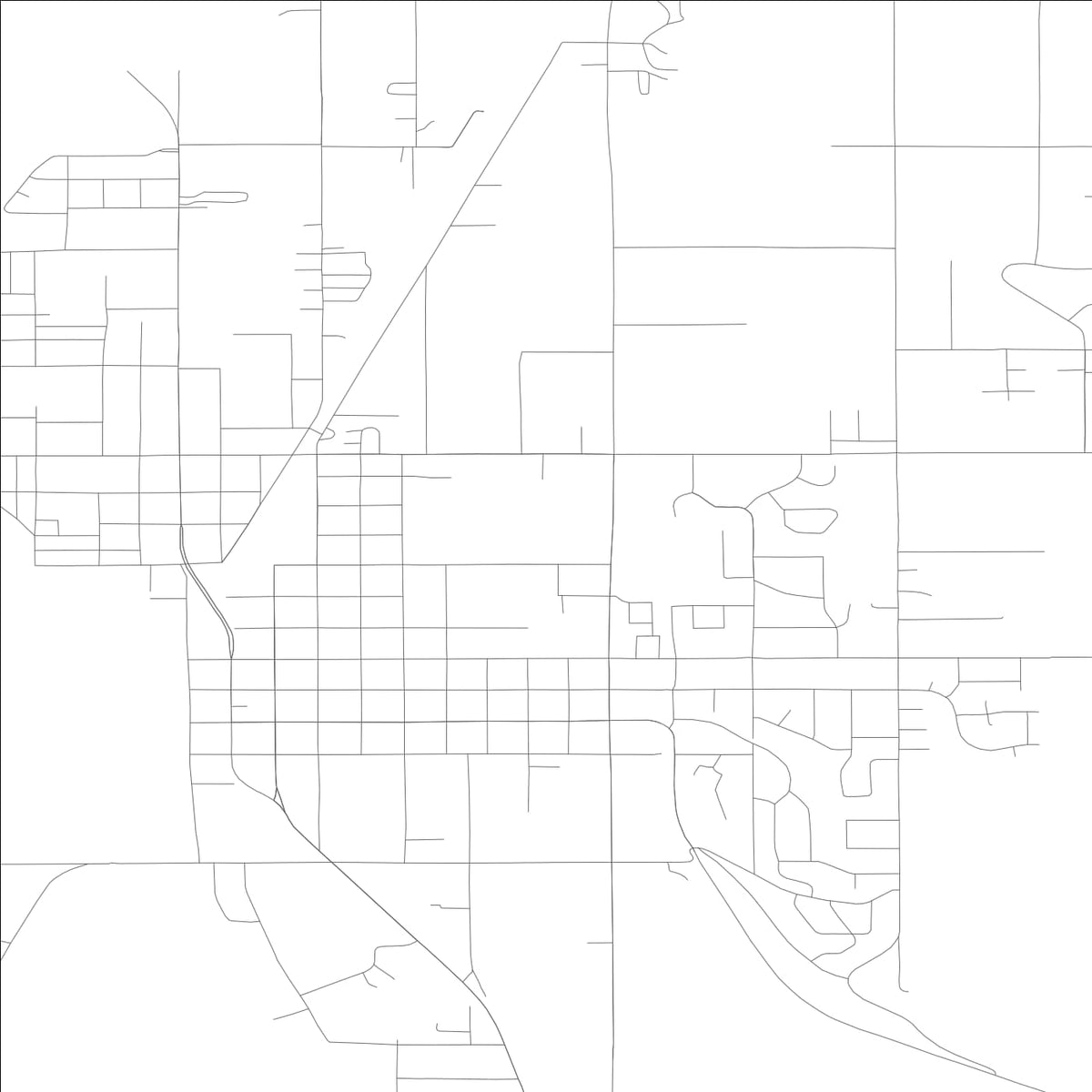 ROAD MAP OF PAYETTE, IDAHO BY MAPBAKES