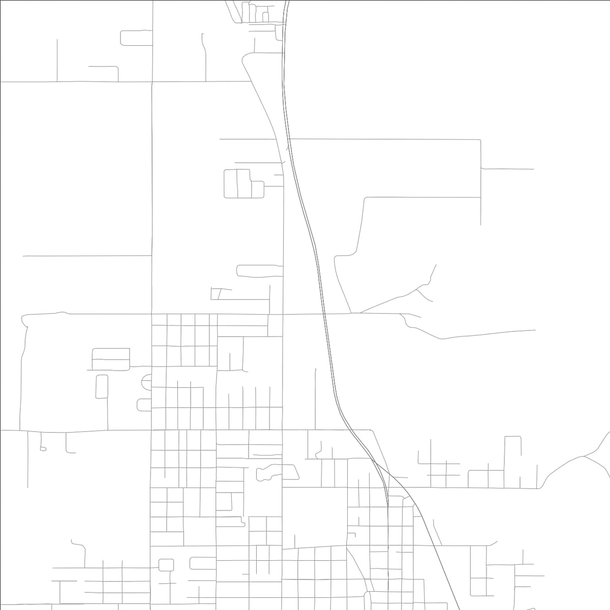 ROAD MAP OF DADE CITY NORTH, FLORIDA BY MAPBAKES