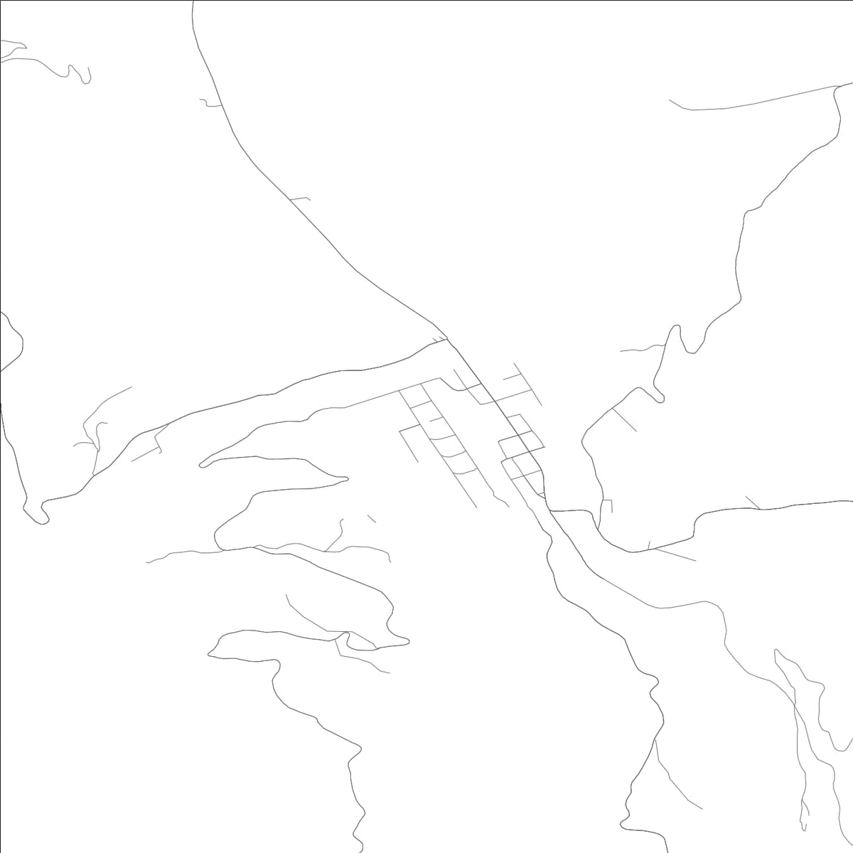 ROAD MAP OF PECK, IDAHO BY MAPBAKES