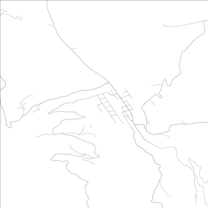 ROAD MAP OF PECK, IDAHO BY MAPBAKES