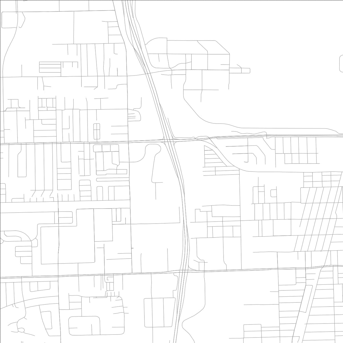 ROAD MAP OF DANIA BEACH, FLORIDA BY MAPBAKES