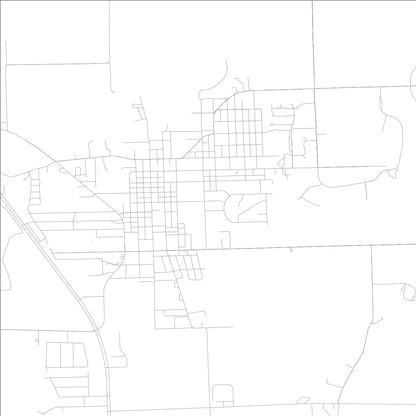ROAD MAP OF EDINBURGH, INDIANA BY MAPBAKES
