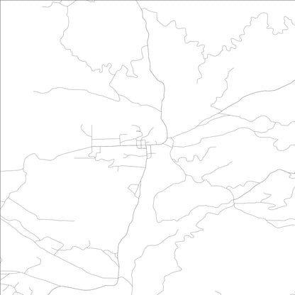 ROAD MAP OF PLACERVILLE, IDAHO BY MAPBAKES