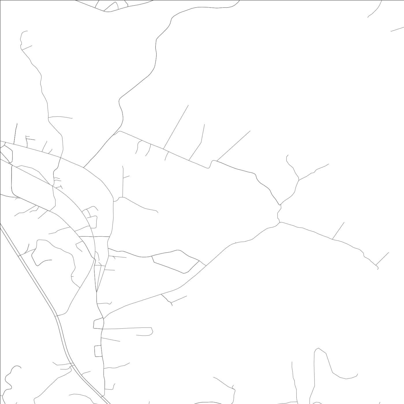 ROAD MAP OF FLAT LICK, KENTUCKY BY MAPBAKES