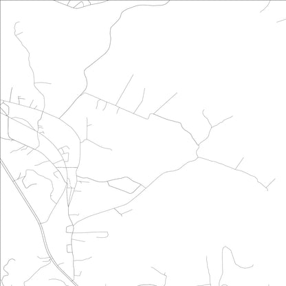 ROAD MAP OF FLAT LICK, KENTUCKY BY MAPBAKES