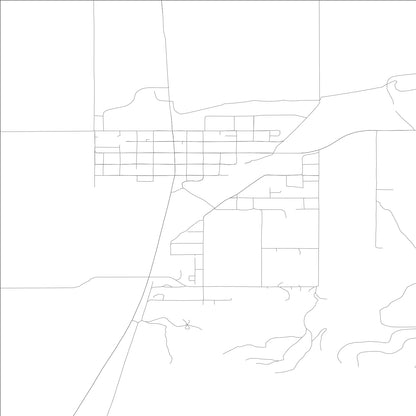 ROAD MAP OF PLUMMER, IDAHO BY MAPBAKES