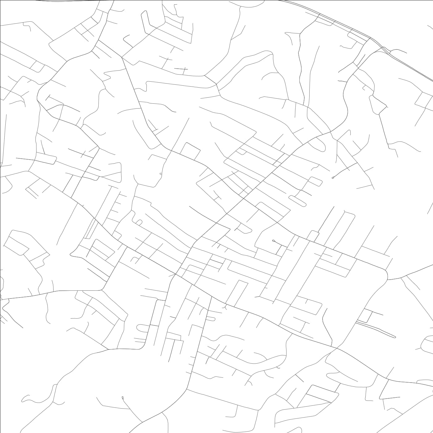 ROAD MAP OF FLATWOODS, KENTUCKY BY MAPBAKES