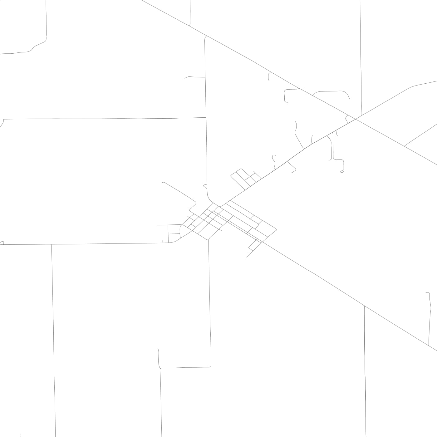 ROAD MAP OF ELIZABETHTOWN, INDIANA BY MAPBAKES