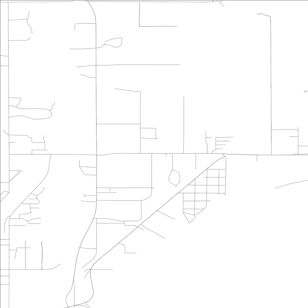 ROAD MAP OF PONDERAY, IDAHO BY MAPBAKES