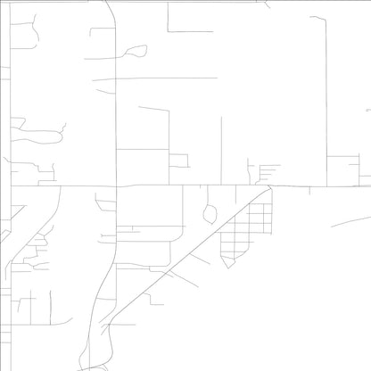 ROAD MAP OF PONDERAY, IDAHO BY MAPBAKES