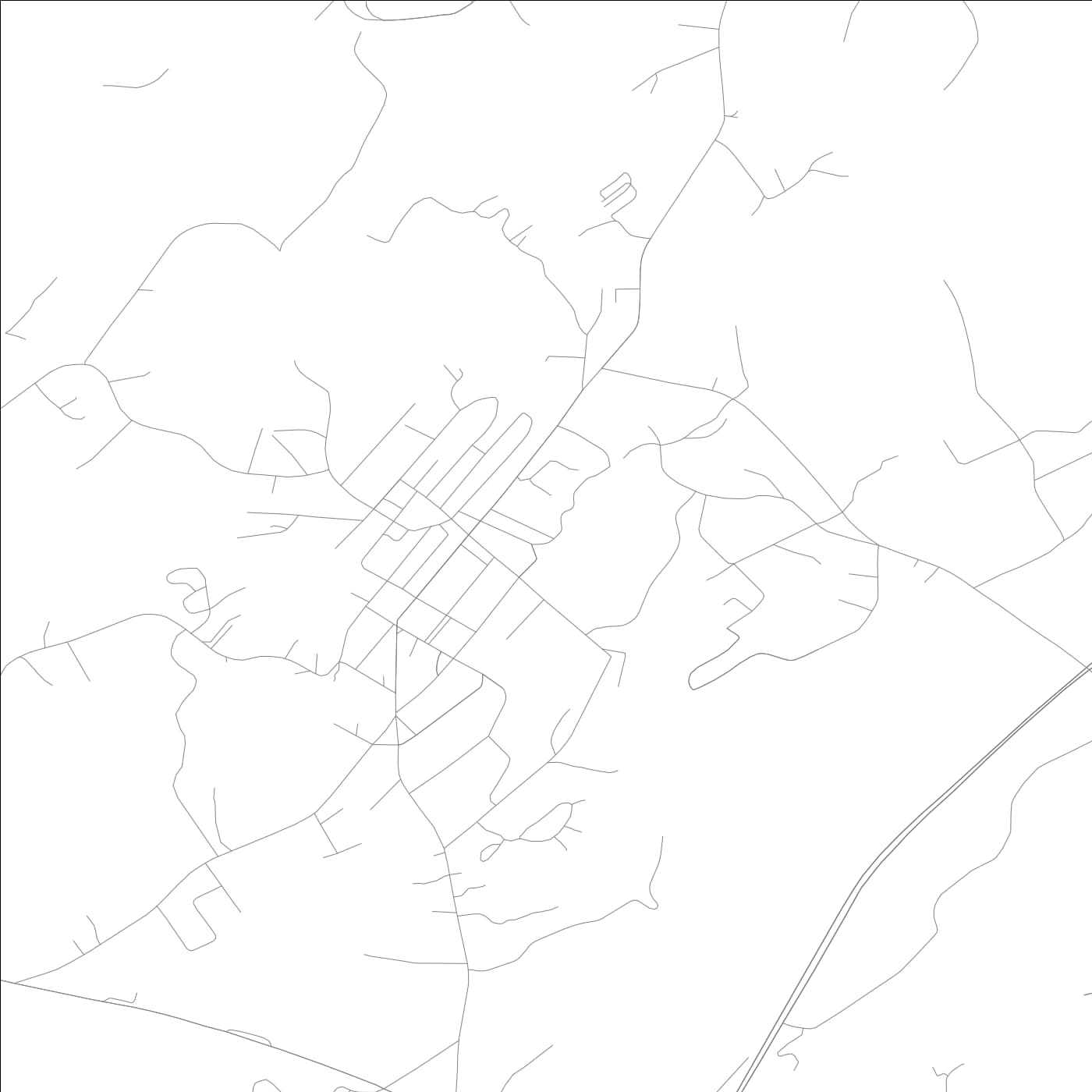 ROAD MAP OF DEMOREST, GEORGIA BY MAPBAKES