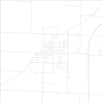 ROAD MAP OF ELNORA, INDIANA BY MAPBAKES