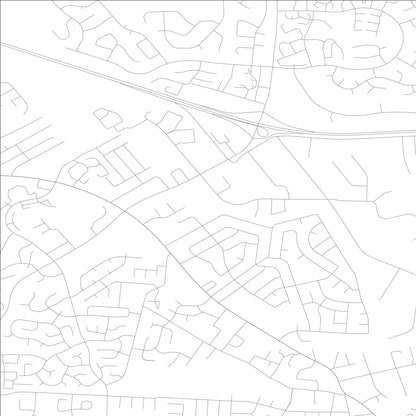 ROAD MAP OF FOREST HILLS, KENTUCKY BY MAPBAKES