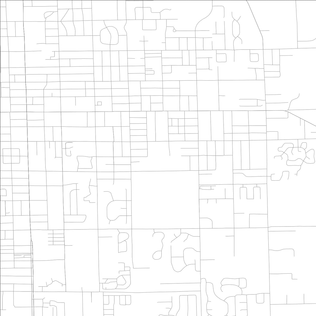 ROAD MAP OF DELAND, FLORIDA BY MAPBAKES