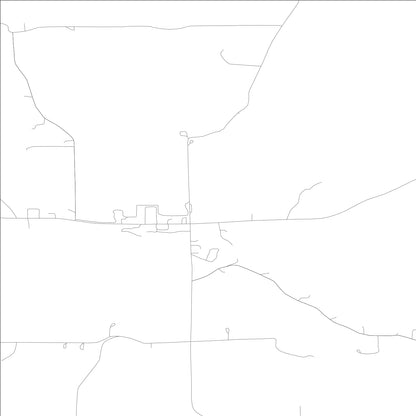 ROAD MAP OF PRINCETON, IDAHO BY MAPBAKES