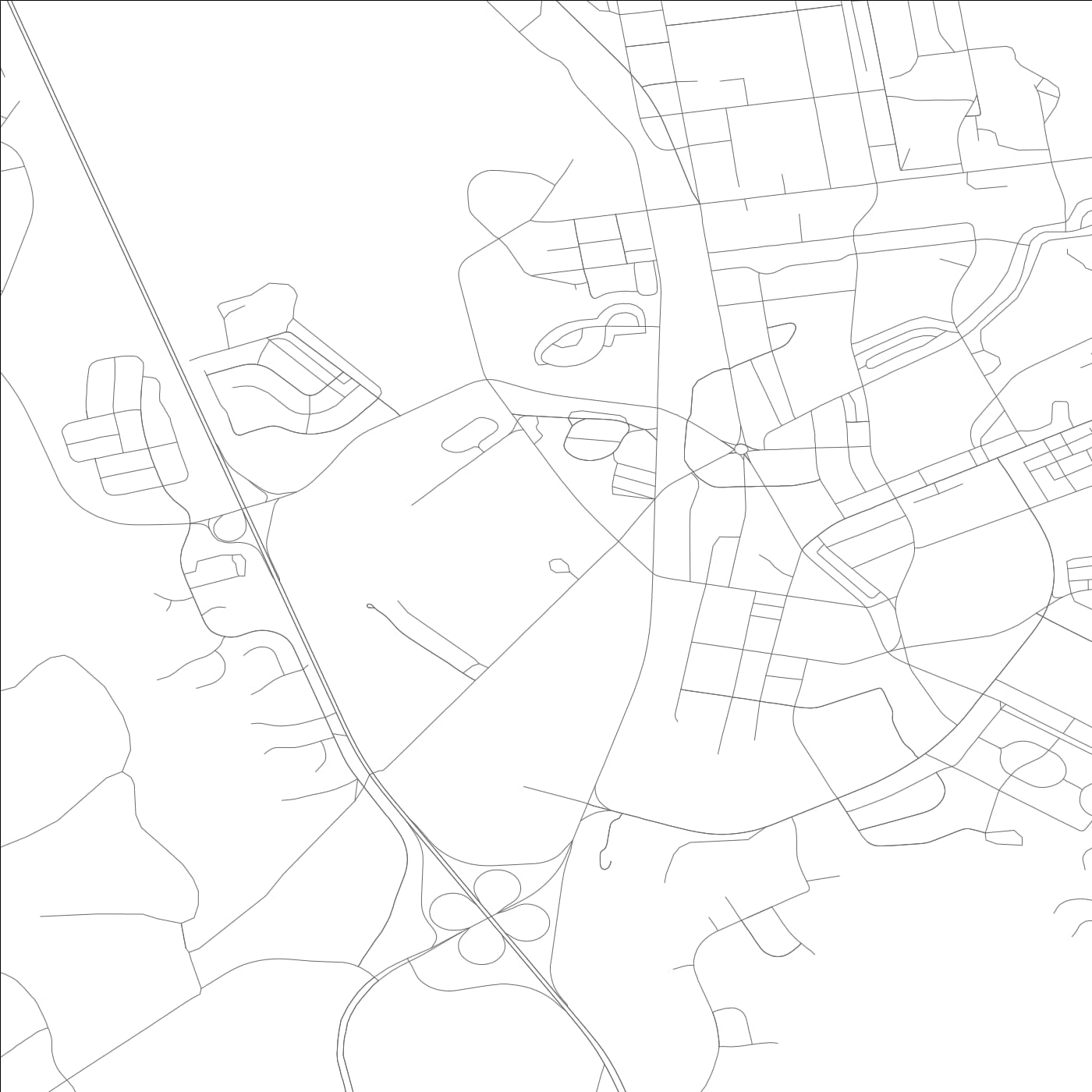 ROAD MAP OF FORT KNOX, KENTUCKY BY MAPBAKES