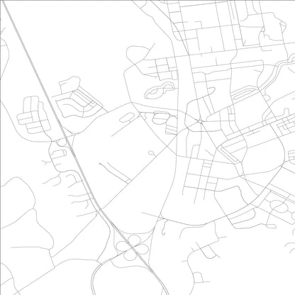 ROAD MAP OF FORT KNOX, KENTUCKY BY MAPBAKES