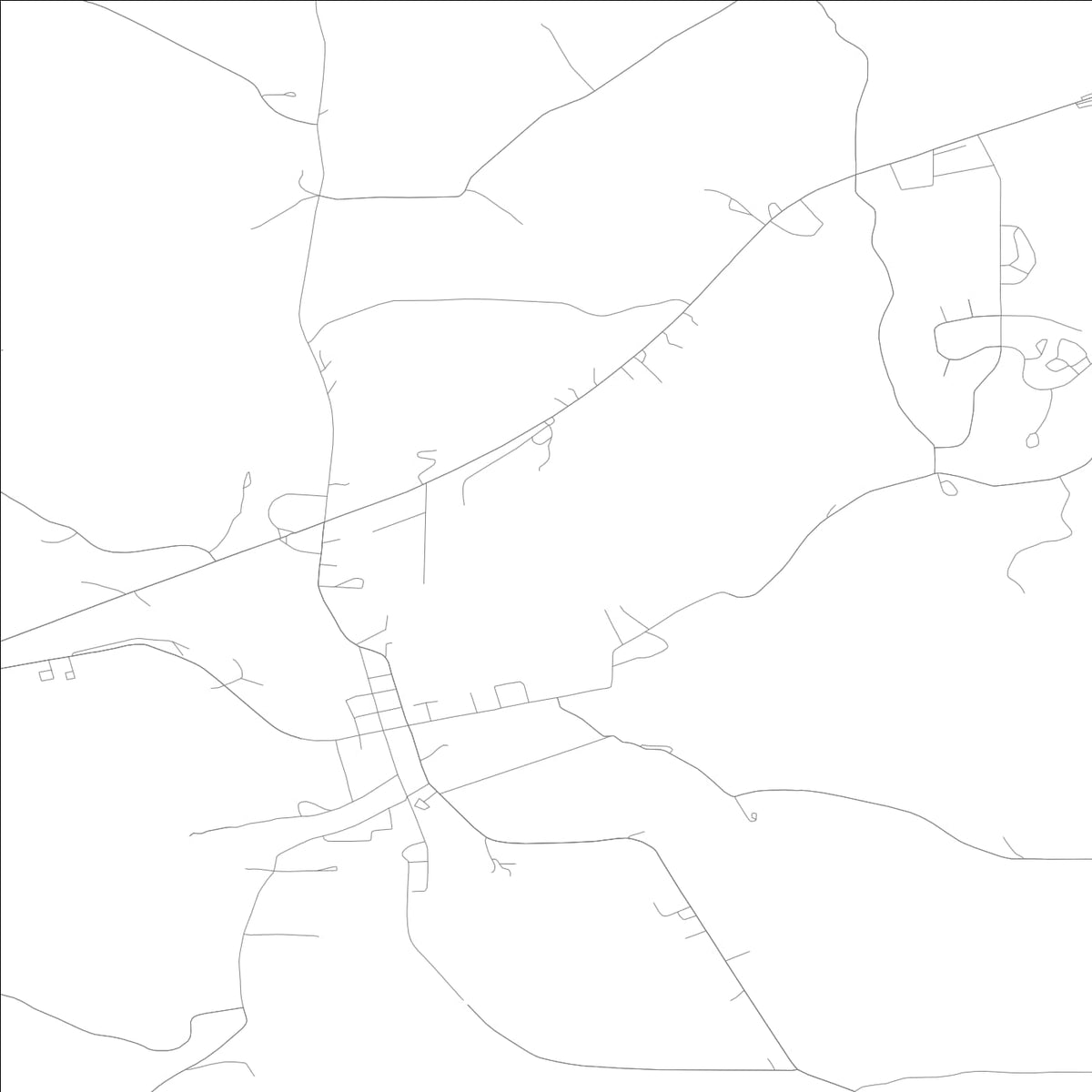 ROAD MAP OF ENGLISH, INDIANA BY MAPBAKES