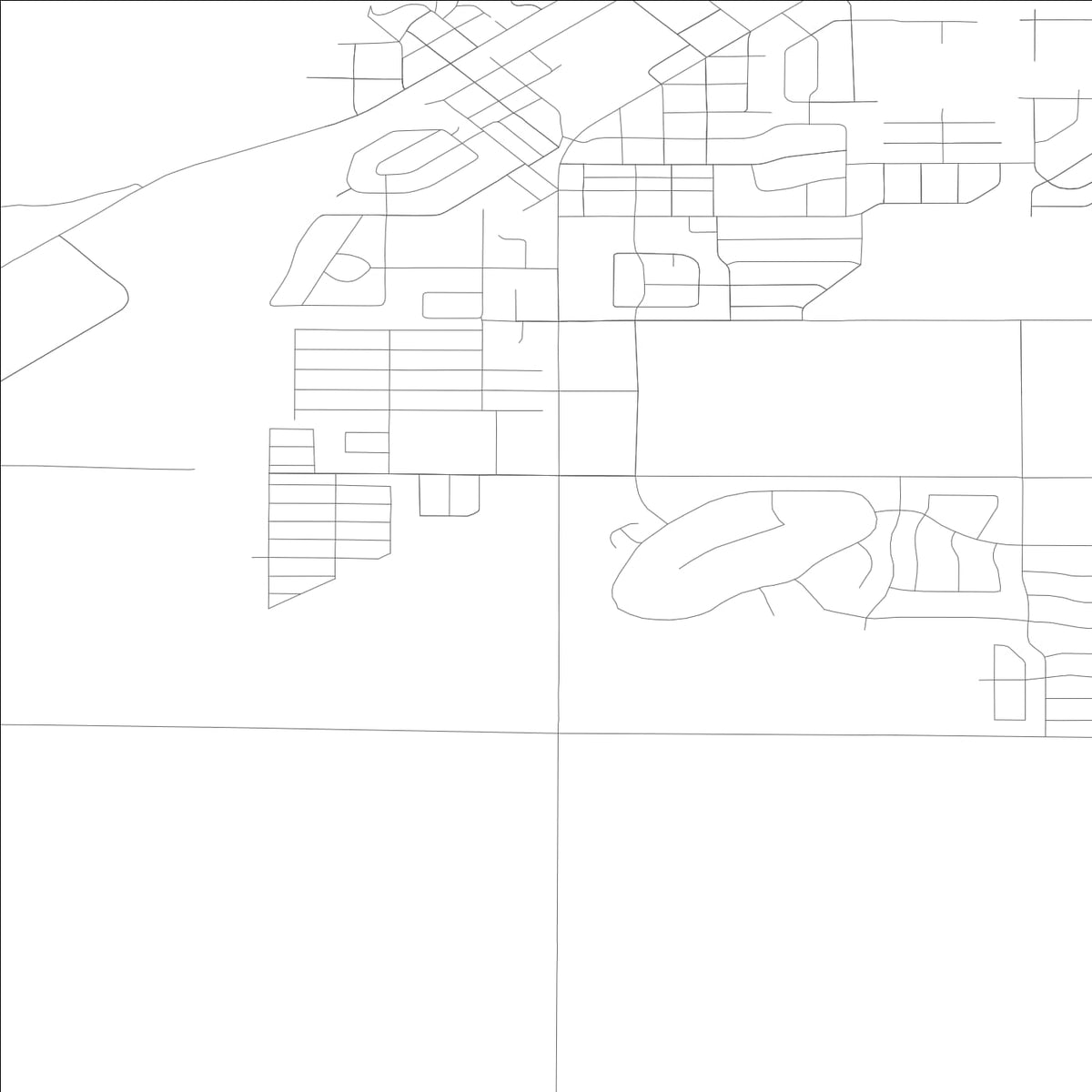 ROAD MAP OF RATHDRUM, IDAHO BY MAPBAKES