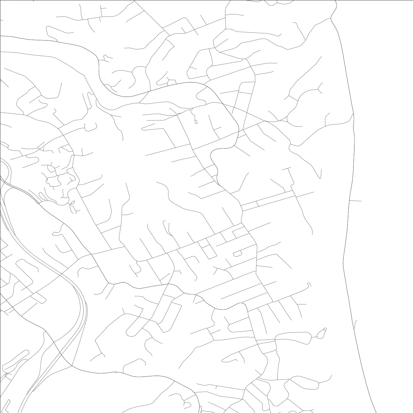 ROAD MAP OF FORT THOMAS, KENTUCKY BY MAPBAKES