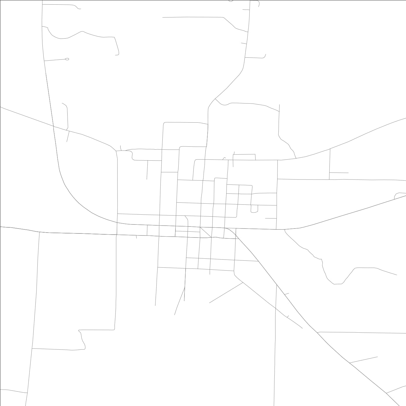 ROAD MAP OF DOERUN, GEORGIA BY MAPBAKES