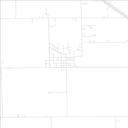 ROAD MAP OF FAIRLAND, INDIANA BY MAPBAKES