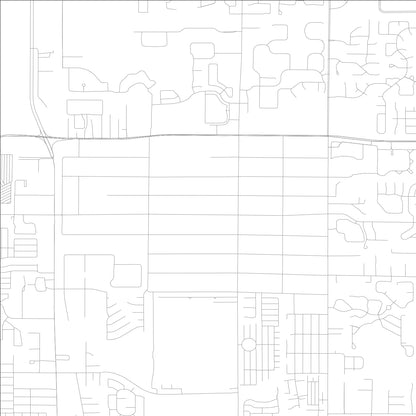 ROAD MAP OF DESOTO ACRES, FLORIDA BY MAPBAKES