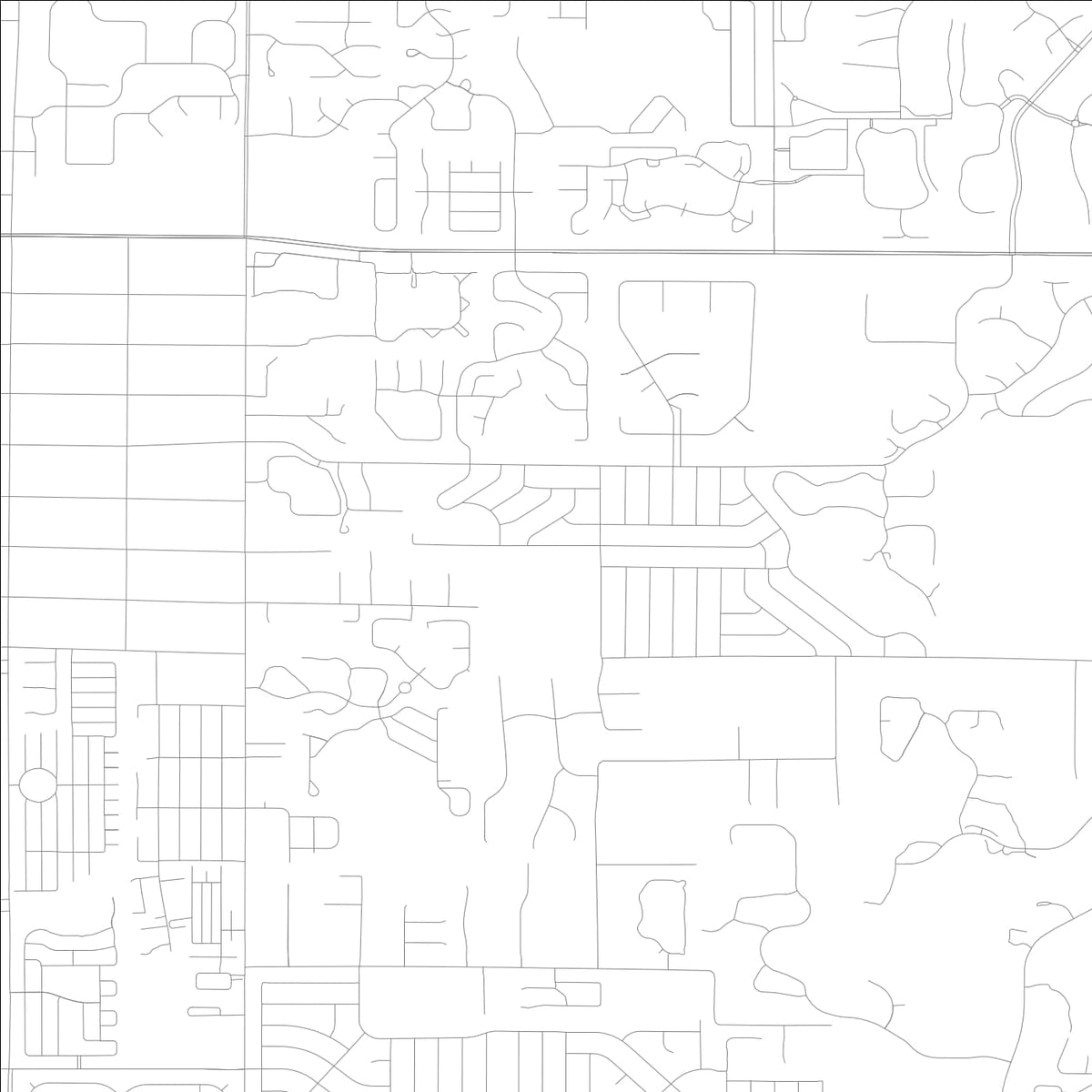 ROAD MAP OF DESOTO LAKES, FLORIDA BY MAPBAKES
