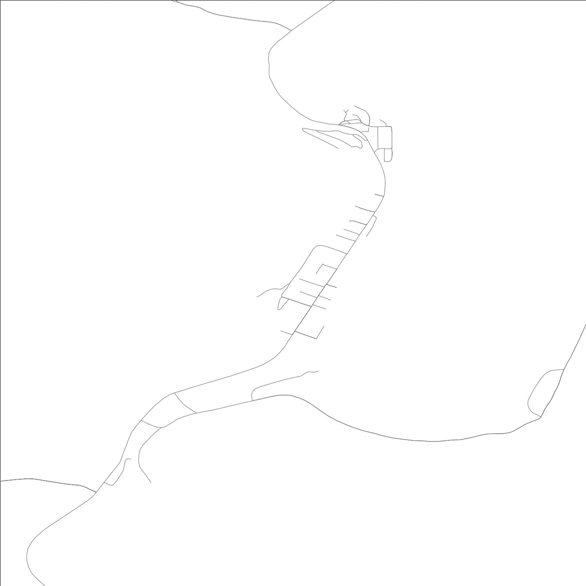 ROAD MAP OF RIGGINS, IDAHO BY MAPBAKES