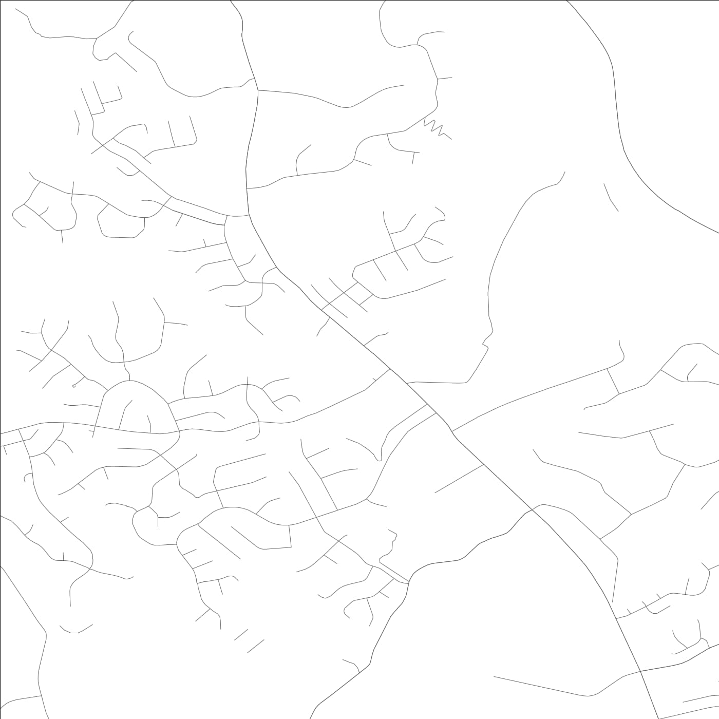 ROAD MAP OF FRANCISVILLE, KENTUCKY BY MAPBAKES