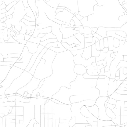 ROAD MAP OF DRUID HILLS, GEORGIA BY MAPBAKES