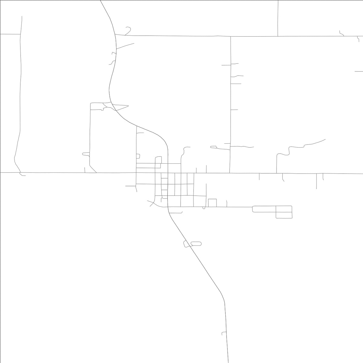 ROAD MAP OF ROCKLAND, IDAHO BY MAPBAKES