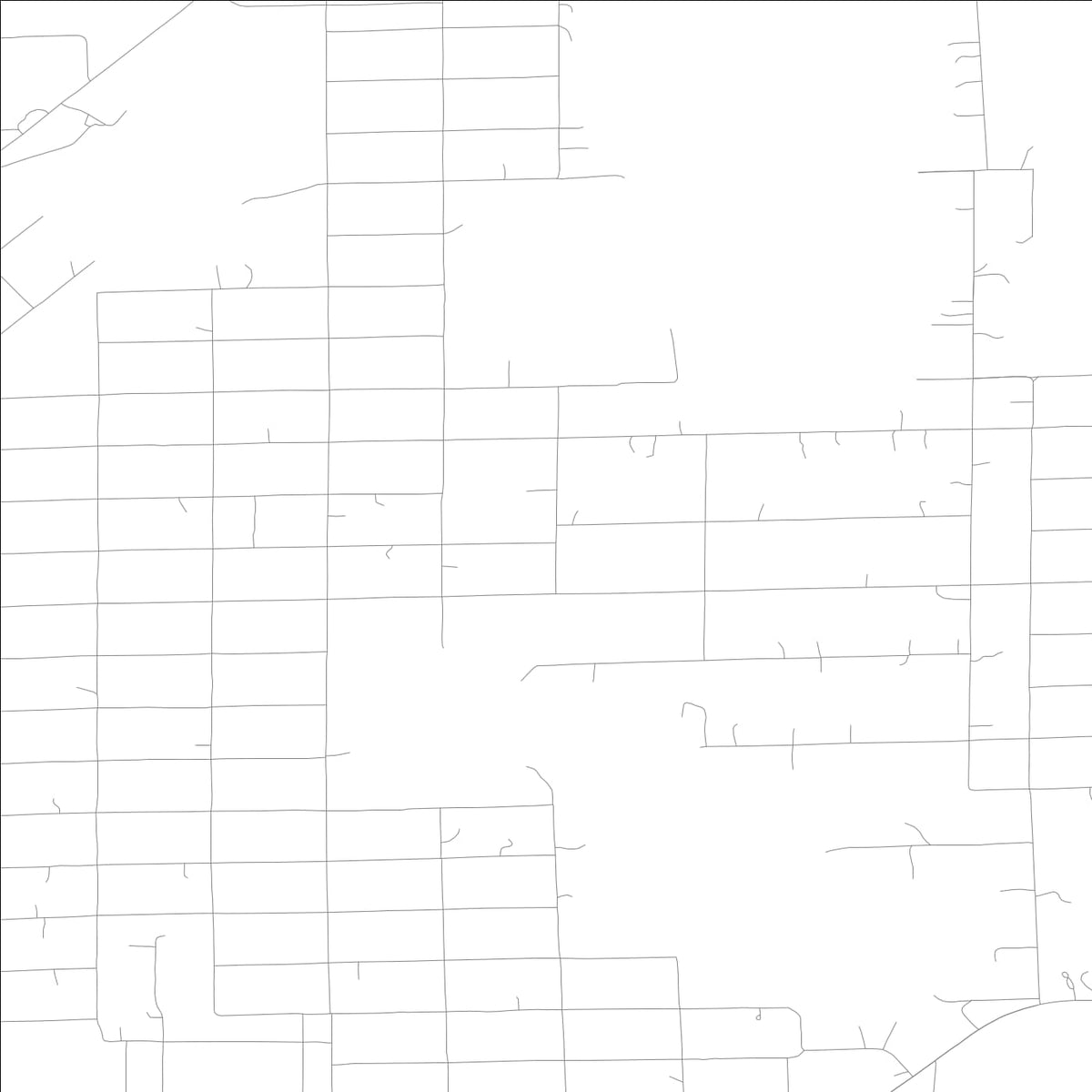 ROAD MAP OF EAST BRONSON, FLORIDA BY MAPBAKES