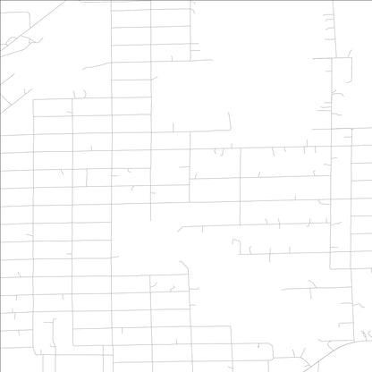 ROAD MAP OF EAST BRONSON, FLORIDA BY MAPBAKES