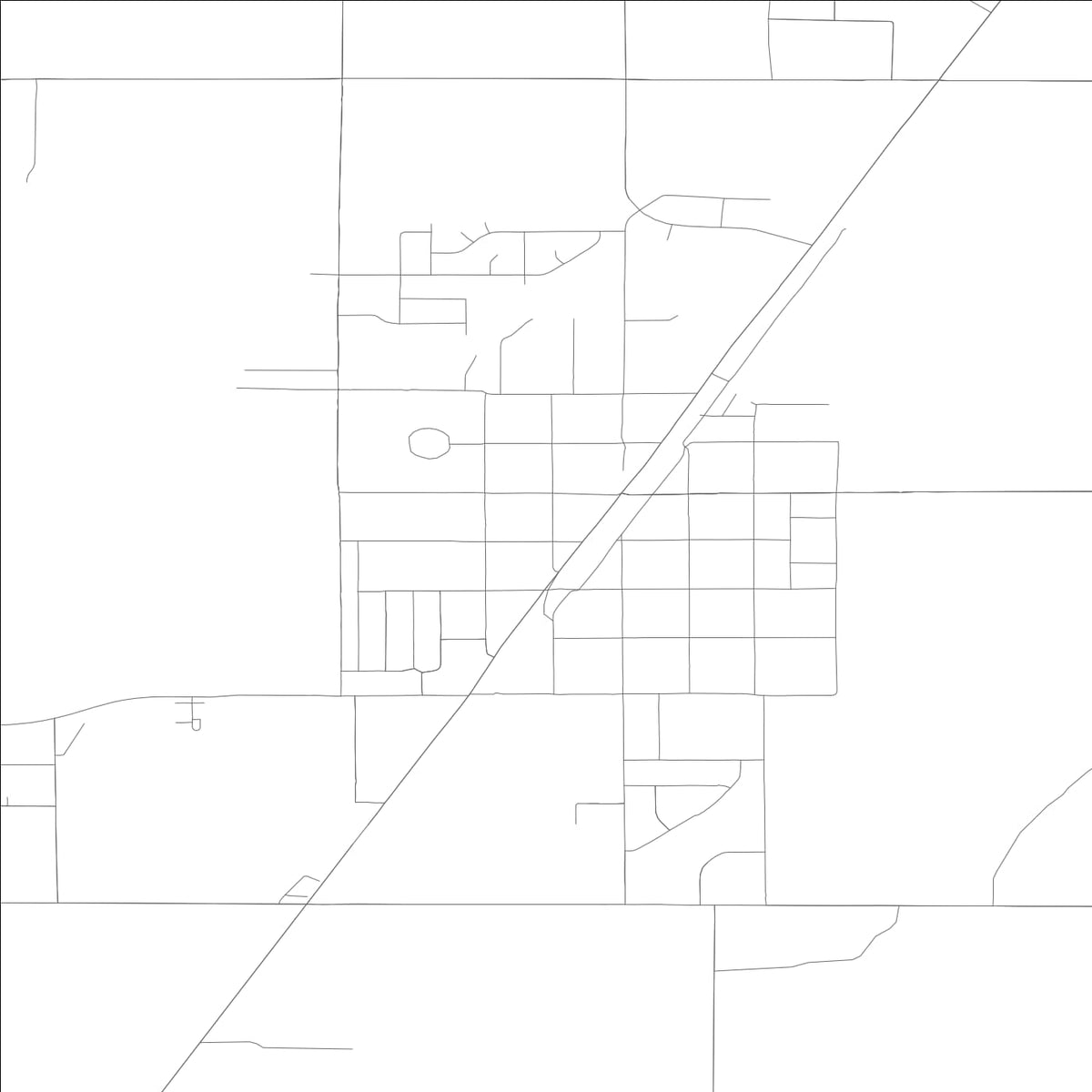 ROAD MAP OF SHELLEY, IDAHO BY MAPBAKES