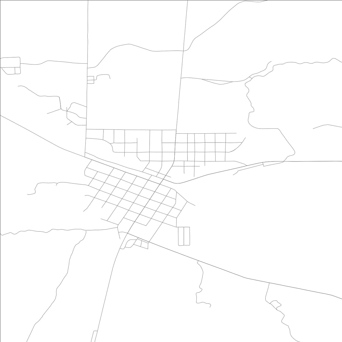 ROAD MAP OF SHOSHONE, IDAHO BY MAPBAKES