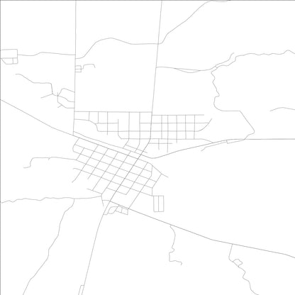 ROAD MAP OF SHOSHONE, IDAHO BY MAPBAKES